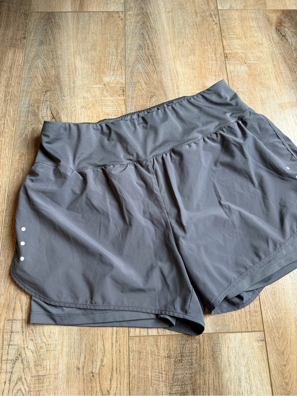 Women's Athletic Shorts - Dark Gray Performance Running Shorts